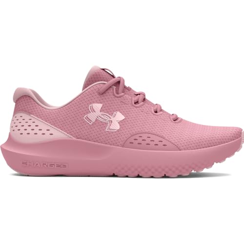 Detalle de Under Armour UA W Charged Surge 4 para mujer (Pink Elixir Prime) – Zapatillas de running con Charged Cushioning