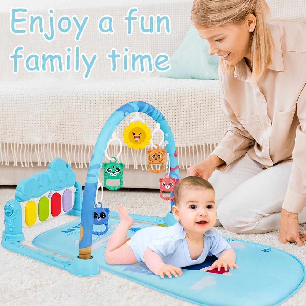 Thumbnail 6 de AOMIG Baby Play Mat: Piano Gym with Lights and 5 Detachable Toys