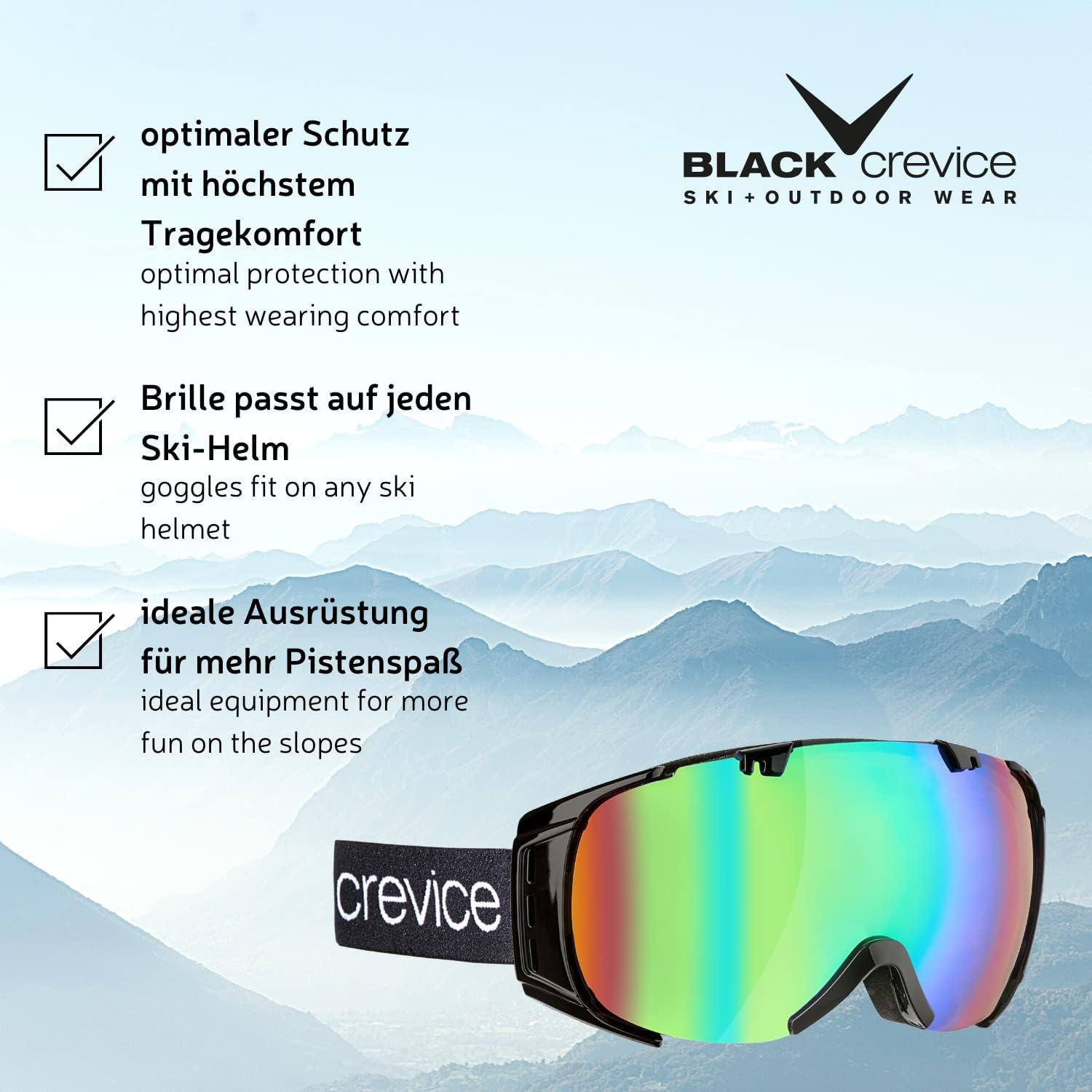 Thumbnail 4 de Black Crevice Flachau Occhiali da sci Unisex