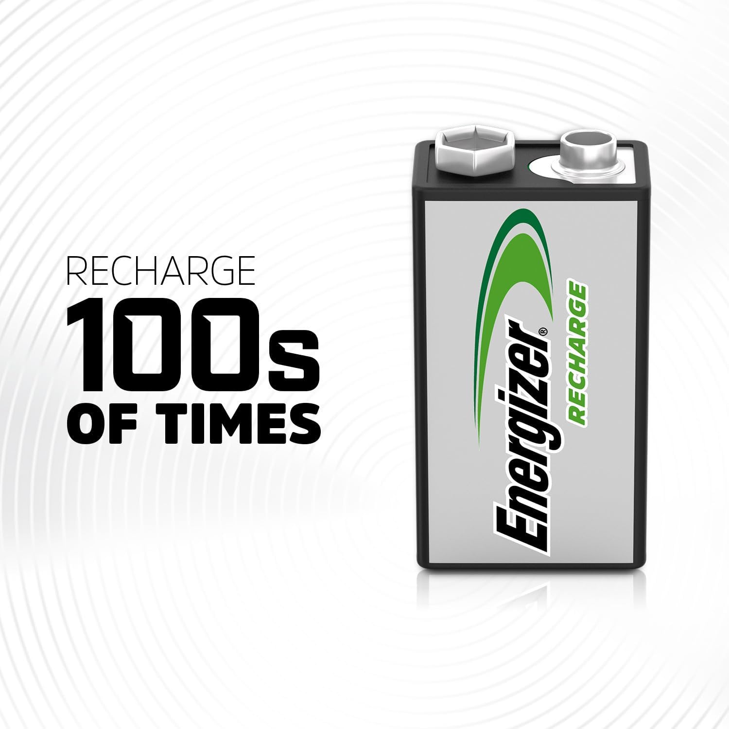 Detalle de Energizer Recharge Power Plus 9V Rechargeable Battery (1 Pack) – NiMH 175 mAh