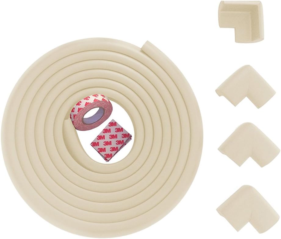 Detalle 2 de Fairy Baby Safety Baby Edge & Corner Guards (19.7ft edge + 8 corner guards) – Black 6M