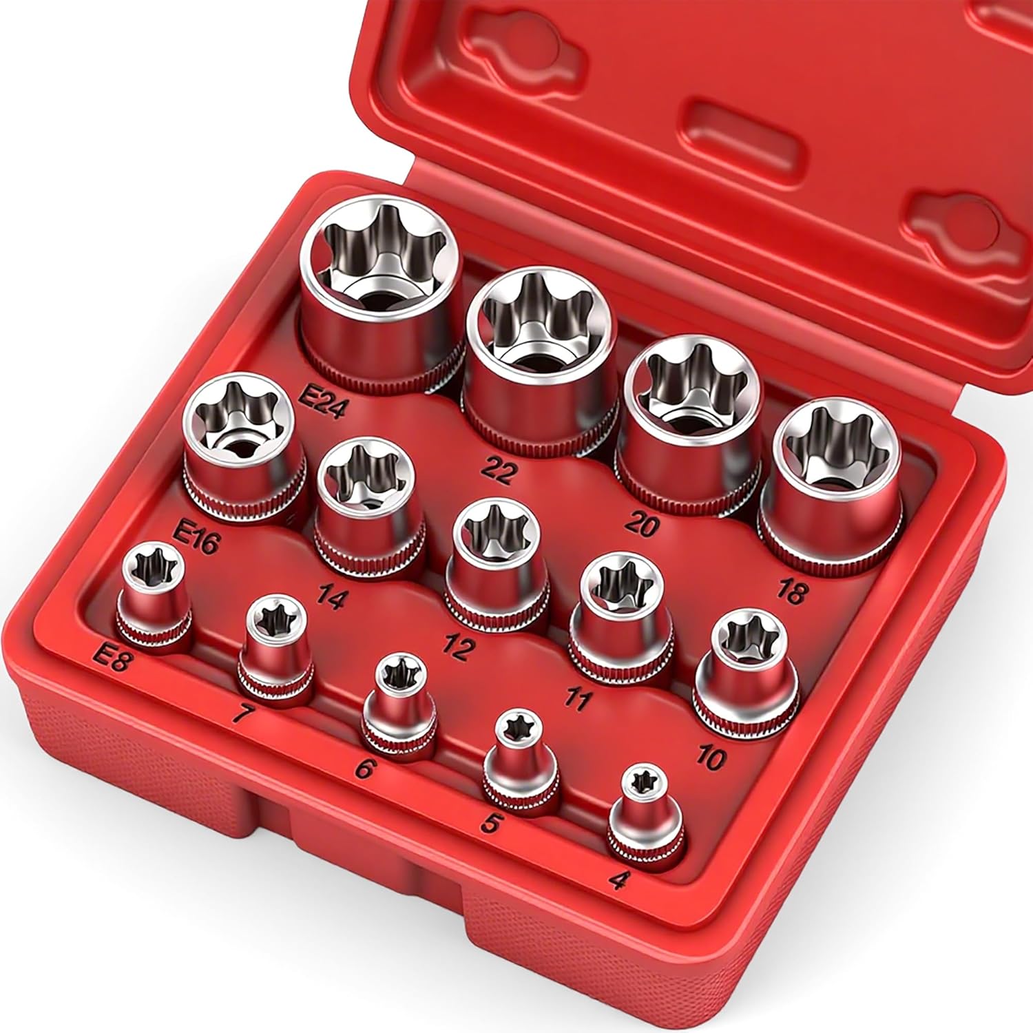 SEDY 14-Piece E-TORX Socket Set