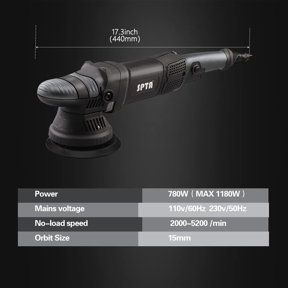 Detalle 2 de SPTA Auto Poliermaschine 780W Exzenterpolierer