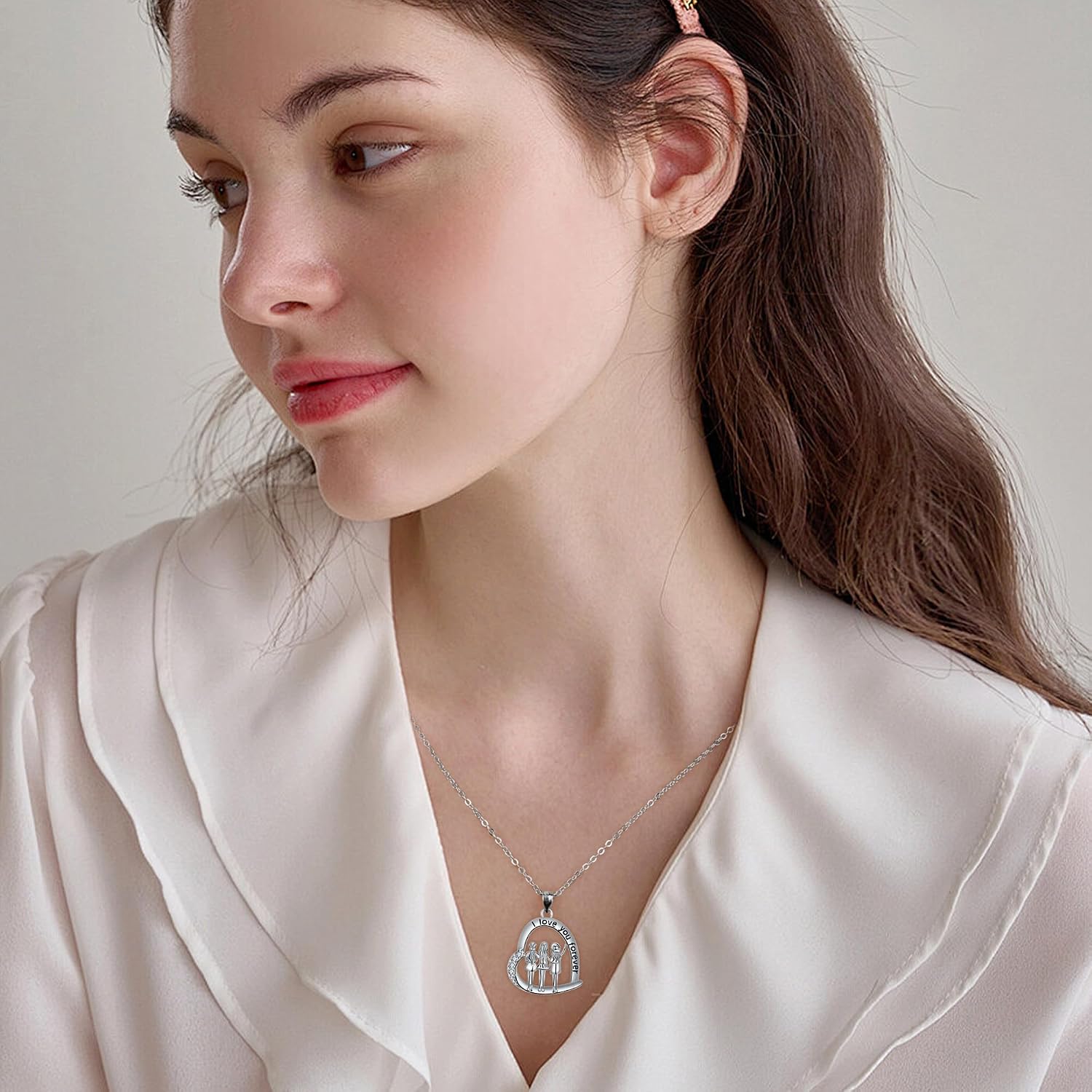 Thumbnail 3 de Yinsen Collar plata 925 Mujer 45+5 cm
