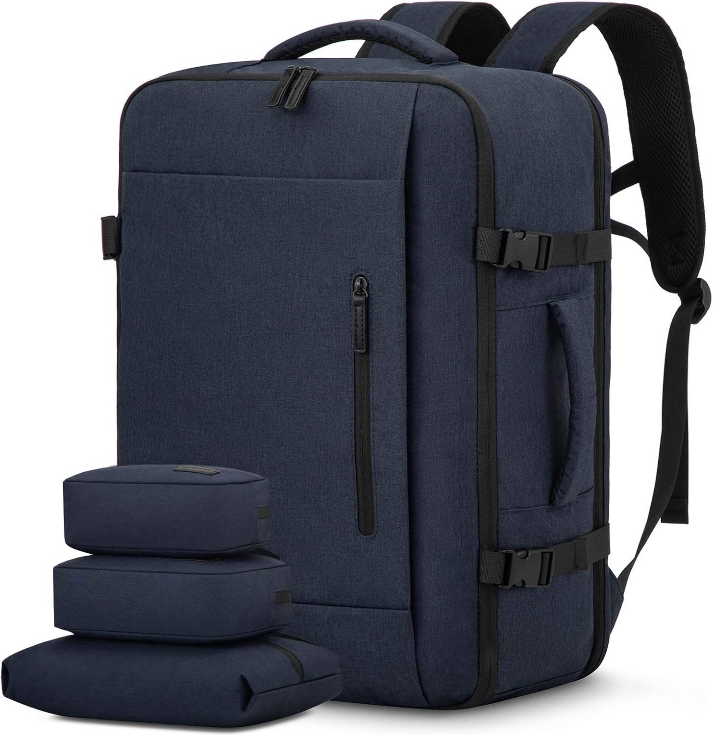 Detalle de LOVEVOOK Zaino da Viaggio 40L: zaino cabin bag impermeabile con scomparto laptop 17,3" e cinturella bagagli