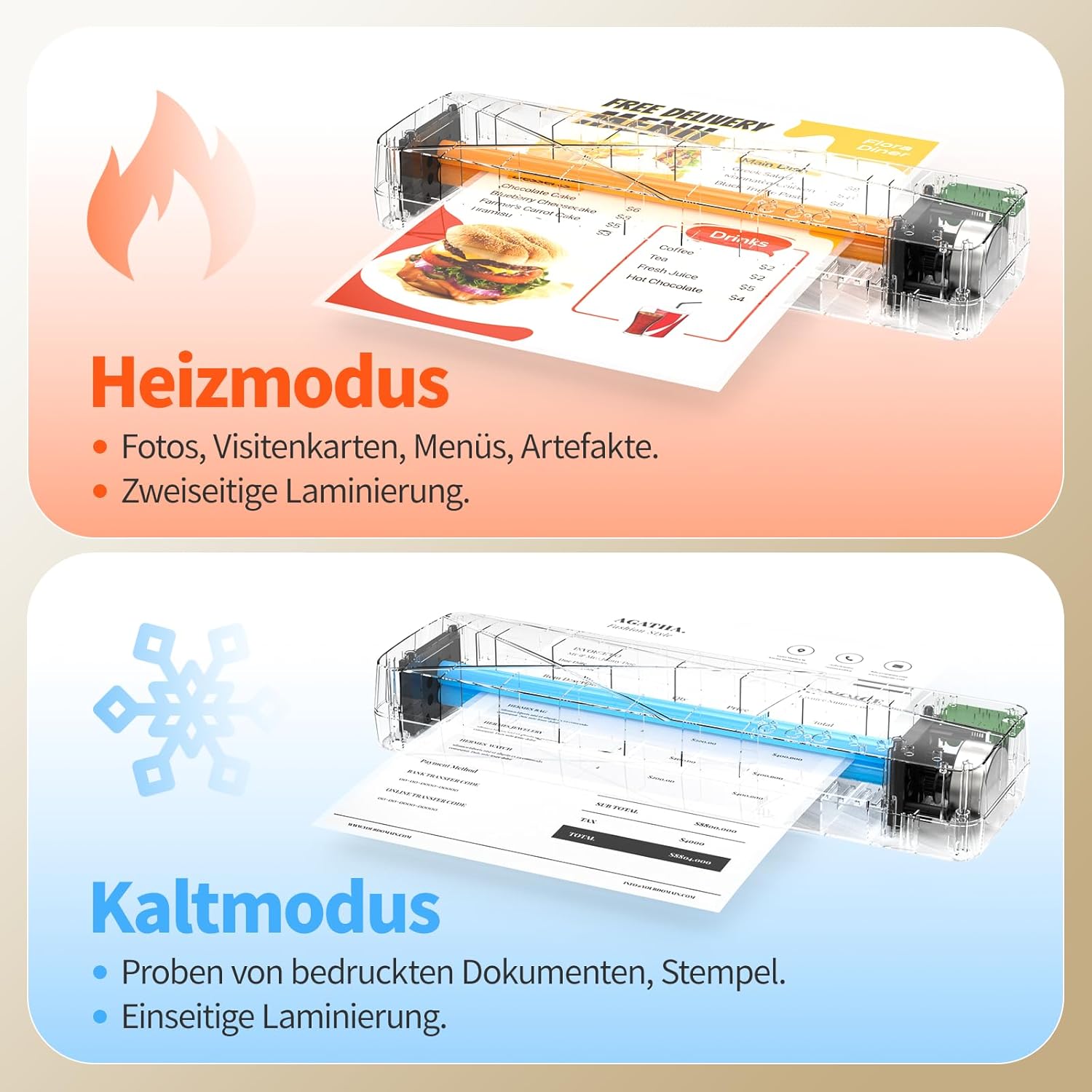 Thumbnail 2 de Crenova Laminiergerät A3 mit Touchscreen – Heiß- und Kaltlaminierung für A3/A4/A5/A6 (black)