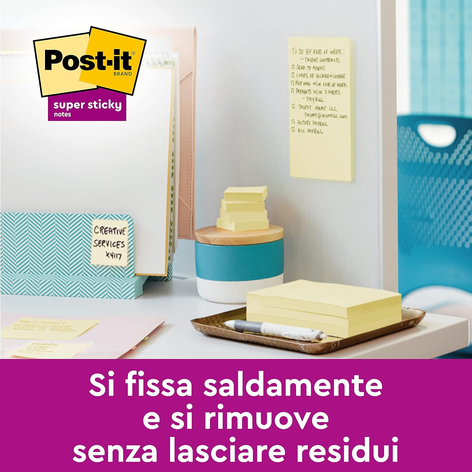 Thumbnail 2 de Post-It Super Sticky 90 foglietti 📝