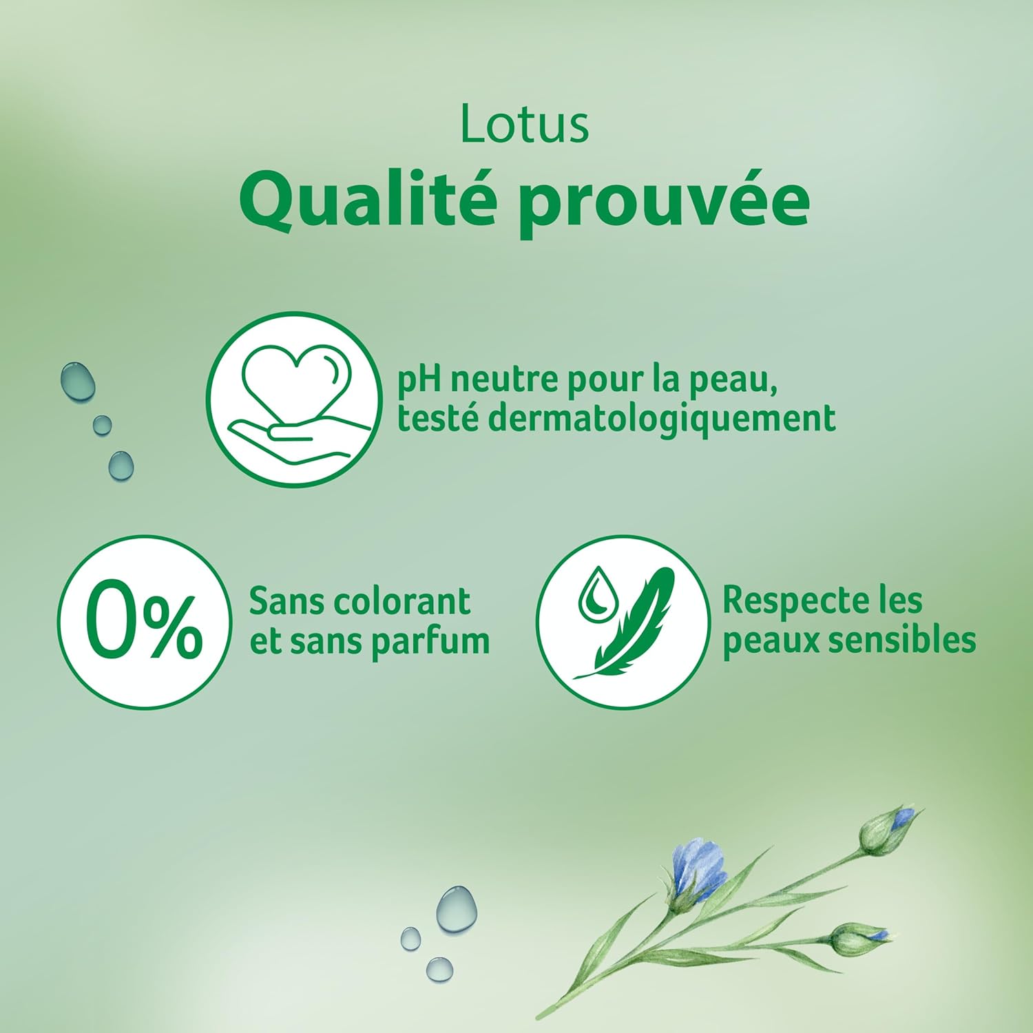 Detalle de Lotus Papier Toilette Humide Sensitive 294 feuilles đź§»