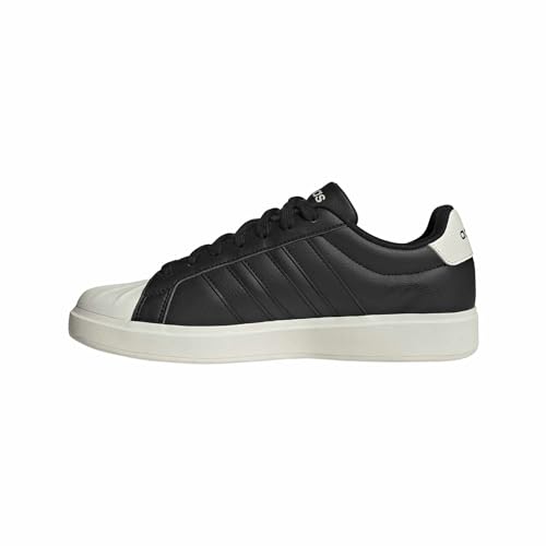 Detalle de adidas Uomo Streettalk Shoes – Core Black/Ftwr White/Matte Gold, 42 EU