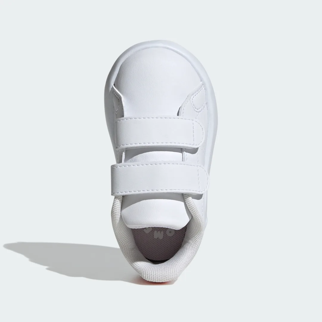 Detalle 2 de Zapatilla Advantage (Bebé) de Adidas – Blanco
