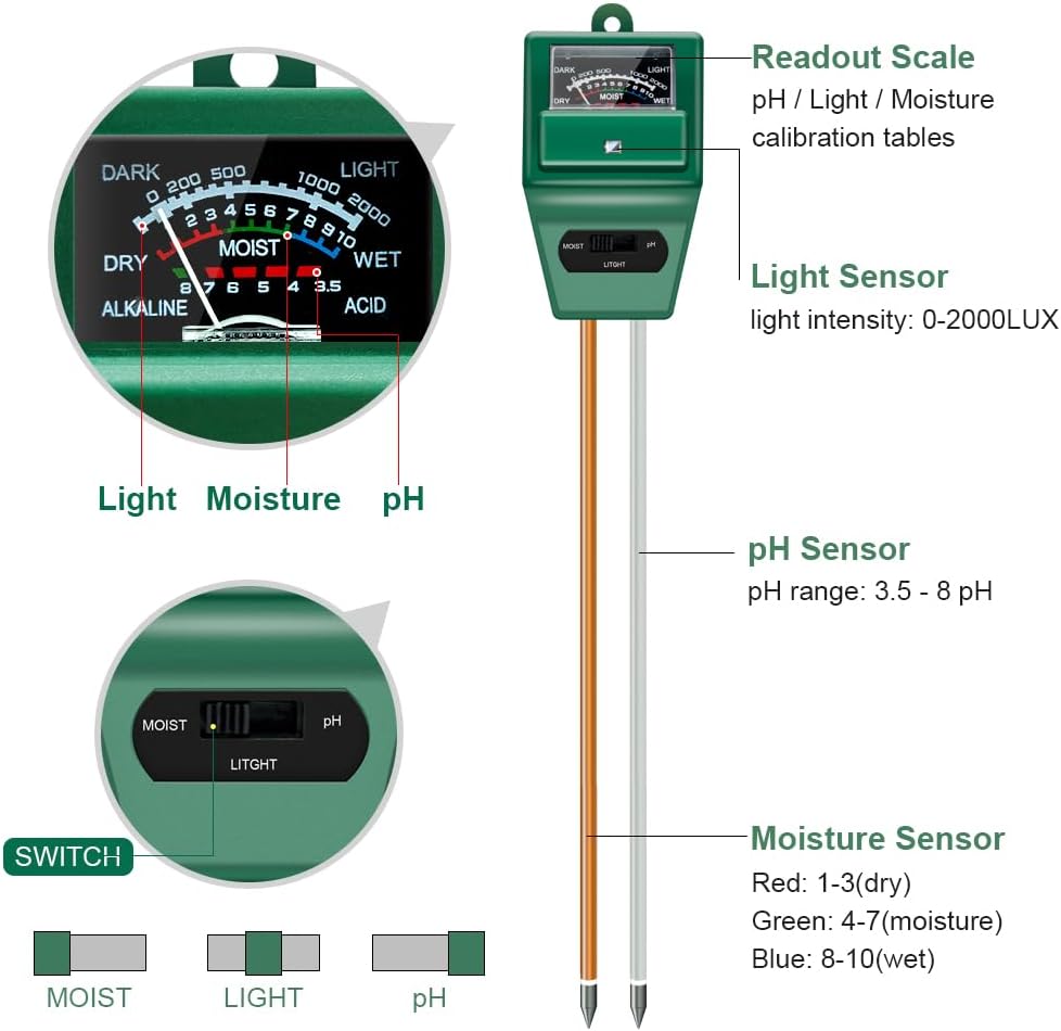 Thumbnail 1 de Sonkir soil pH meter MS02