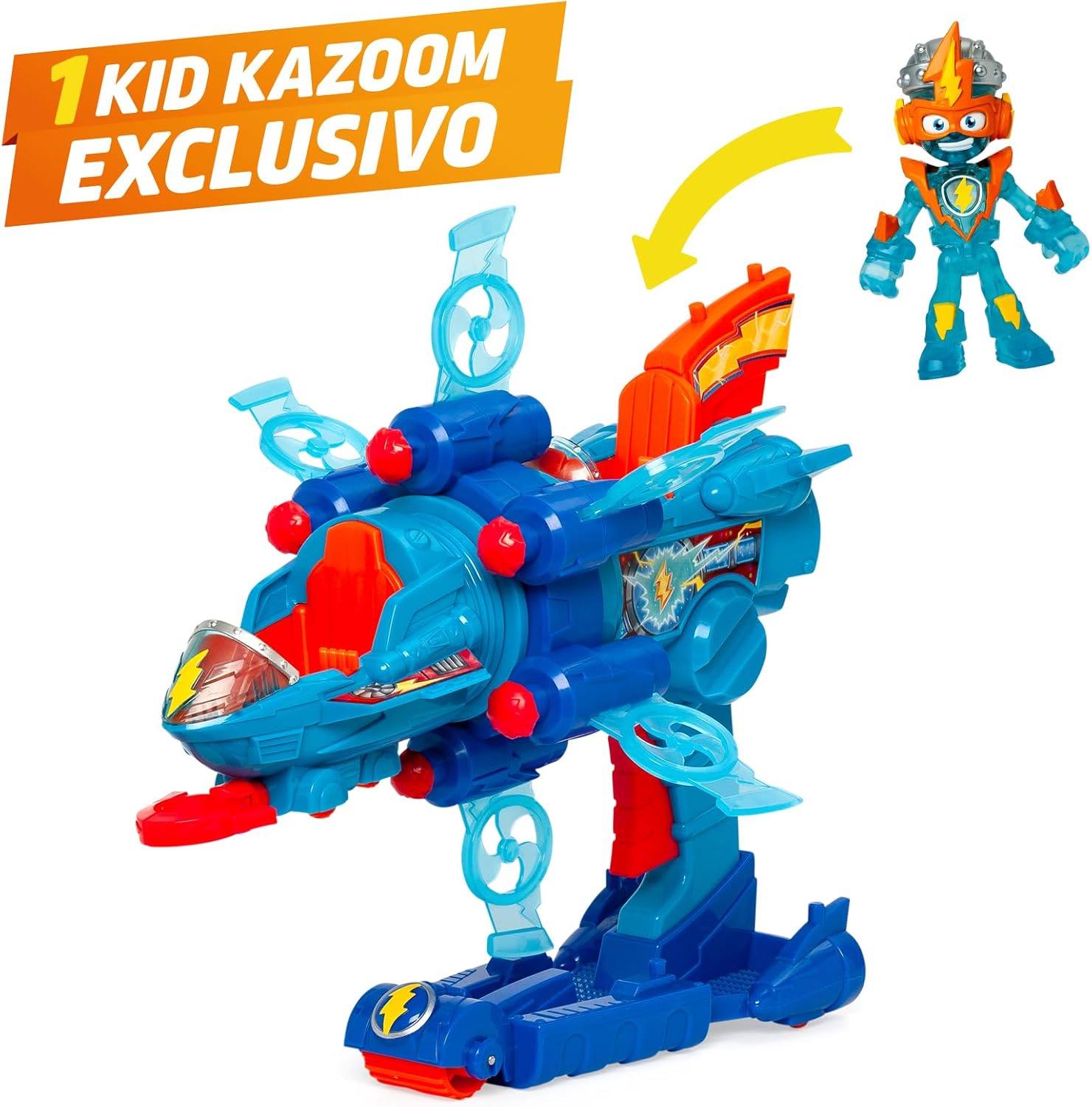 Thumbnail 4 de SUPERTHINGS KAZOOM Power Blaster Jet 6 proyectiles 🚀
