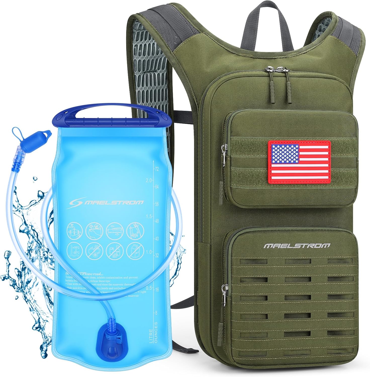 Detalle de Maelstrom Hydration Backpack with 2L Bladder