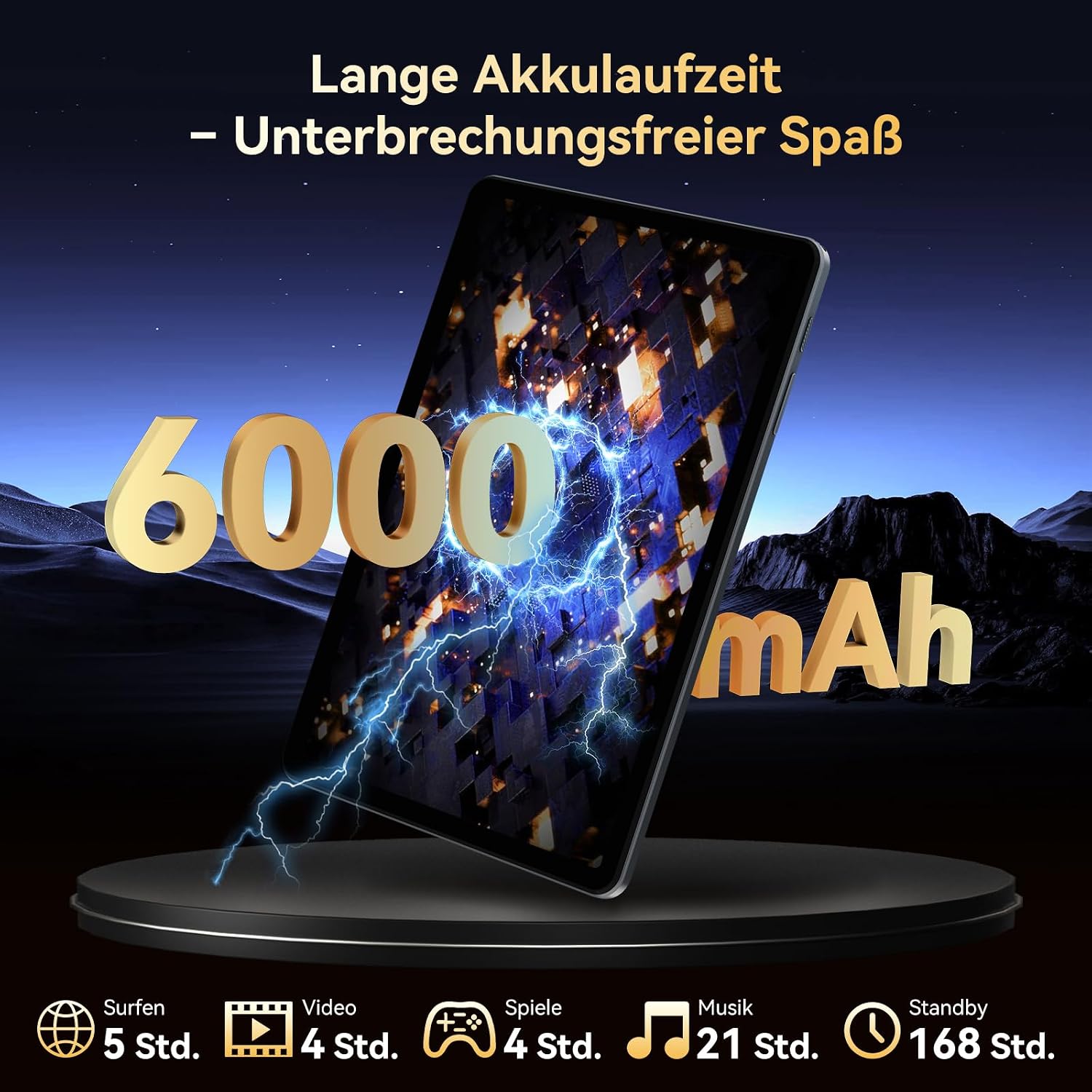Thumbnail 4 de TABWEE Tablet mit Tastatur und Stift 18GB RAM 128GB ROM