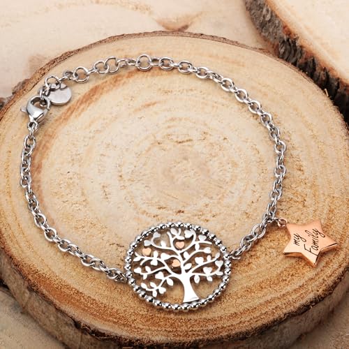 Thumbnail 5 de Morellato Bracciale da donna SAQE14, Collezione Talismani – acciaio e accento in oro rosa