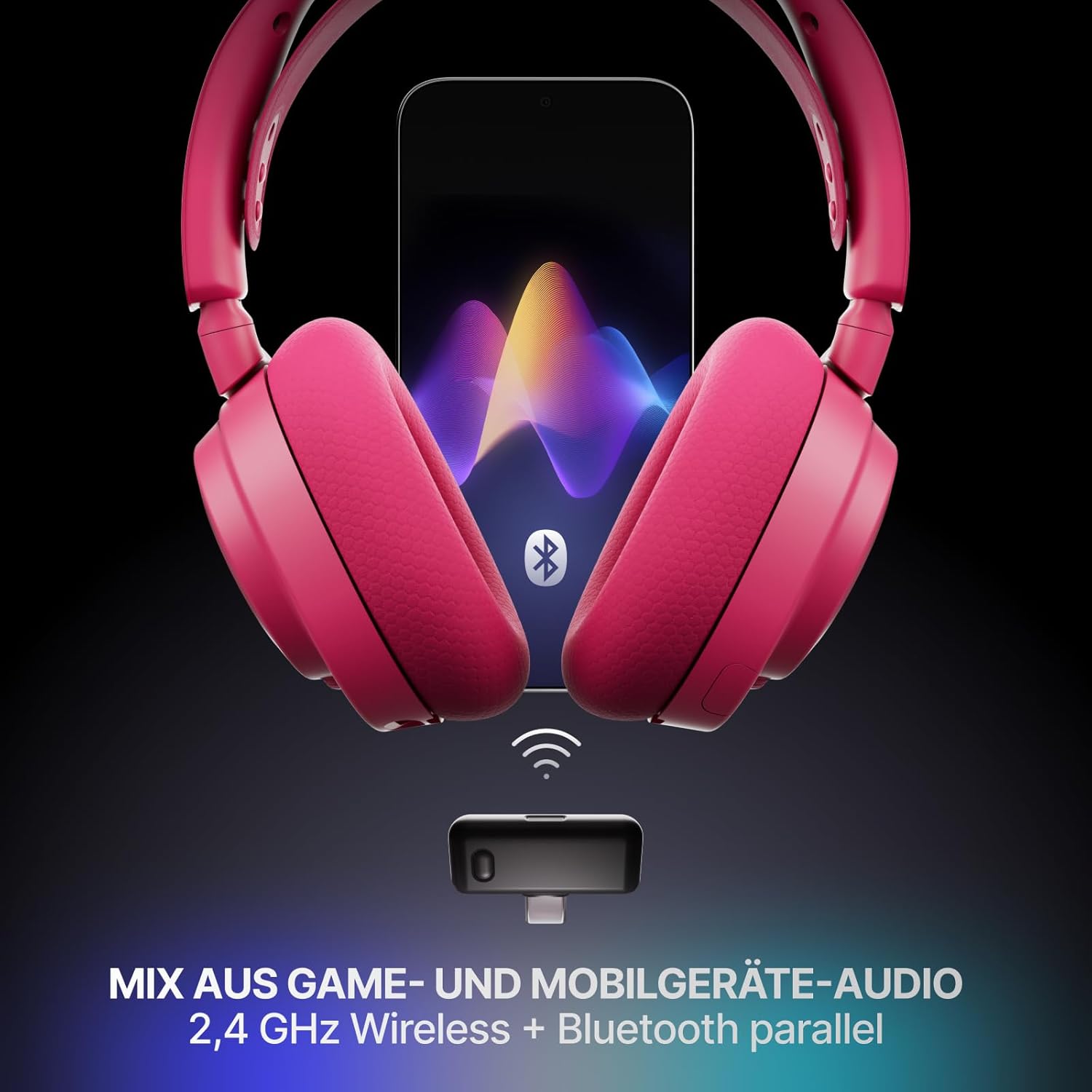 Thumbnail 3 de SteelSeries Arctis Nova 7 Wireless Gen 2 – Gaming-Headset kabellos für PC, PS5 & Switch mit 2,4 GHz + Bluetooth, App-Steuerung