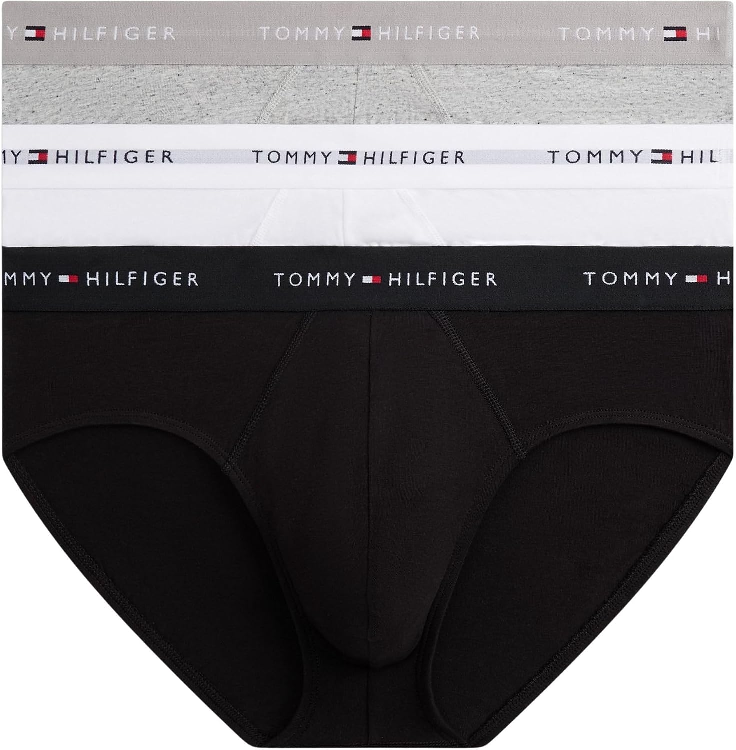 Thumbnail 6 de Tommy Hilfiger Herren 3er Pack Hip Briefs mit Logobund