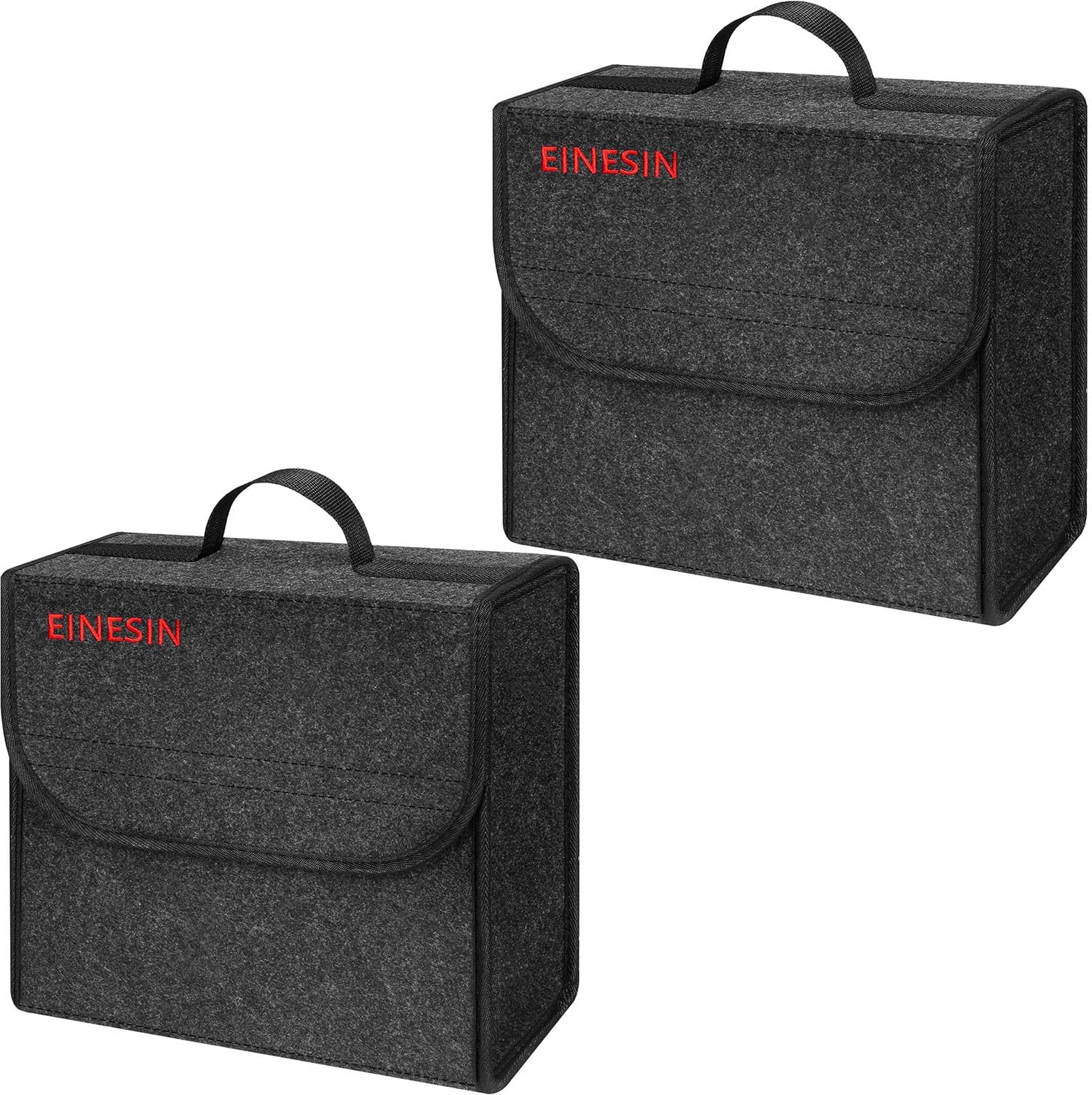 Thumbnail 6 de Einesin Borsa Portaoggetti Auto da Baule in Feltro: Organizer affidabile per bagagliaio, con chiusura e maniglia