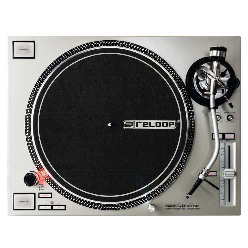 Detalle de Reloop RP-7000 MK2: Plato DJ de tracción directa para clubs y turntablists profesionales