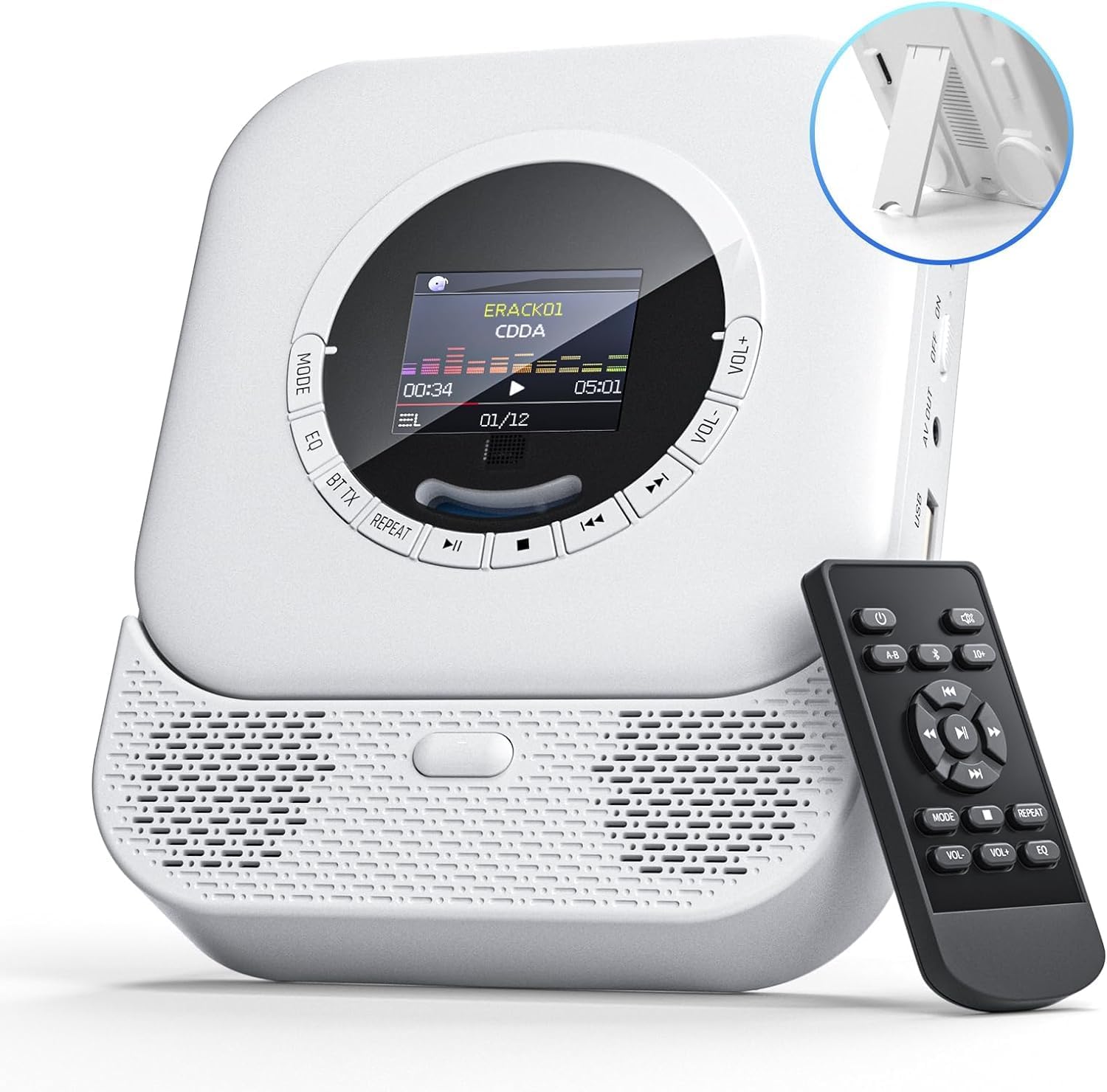 Arafuna Lettore CD Portatile Bluetooth 32 GB