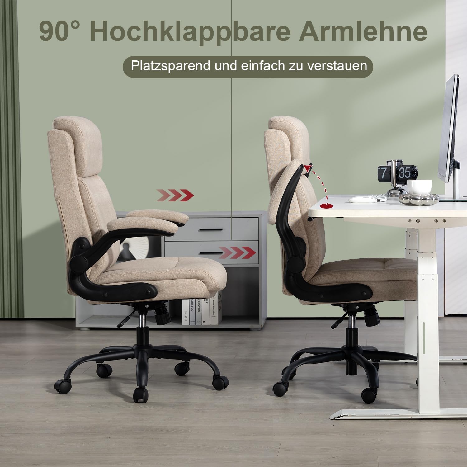 Thumbnail 4 de CASTLOVE Ergonomischer Bürostuhl 150 kg