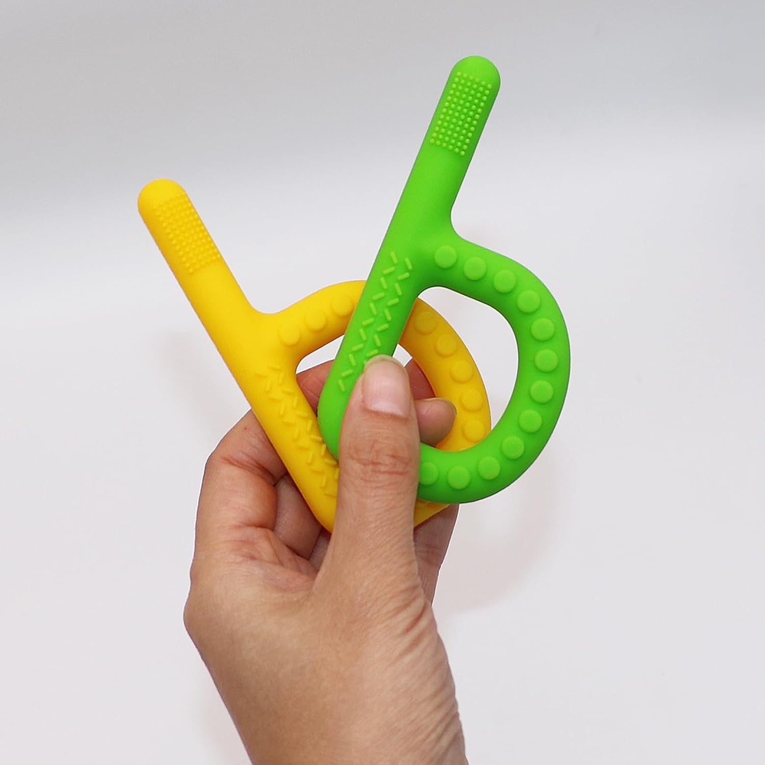 Thumbnail 4 de Flyaway Sensory Chew Toys, 4-Pack Silicone Teething Tubes with Textured Surfaces