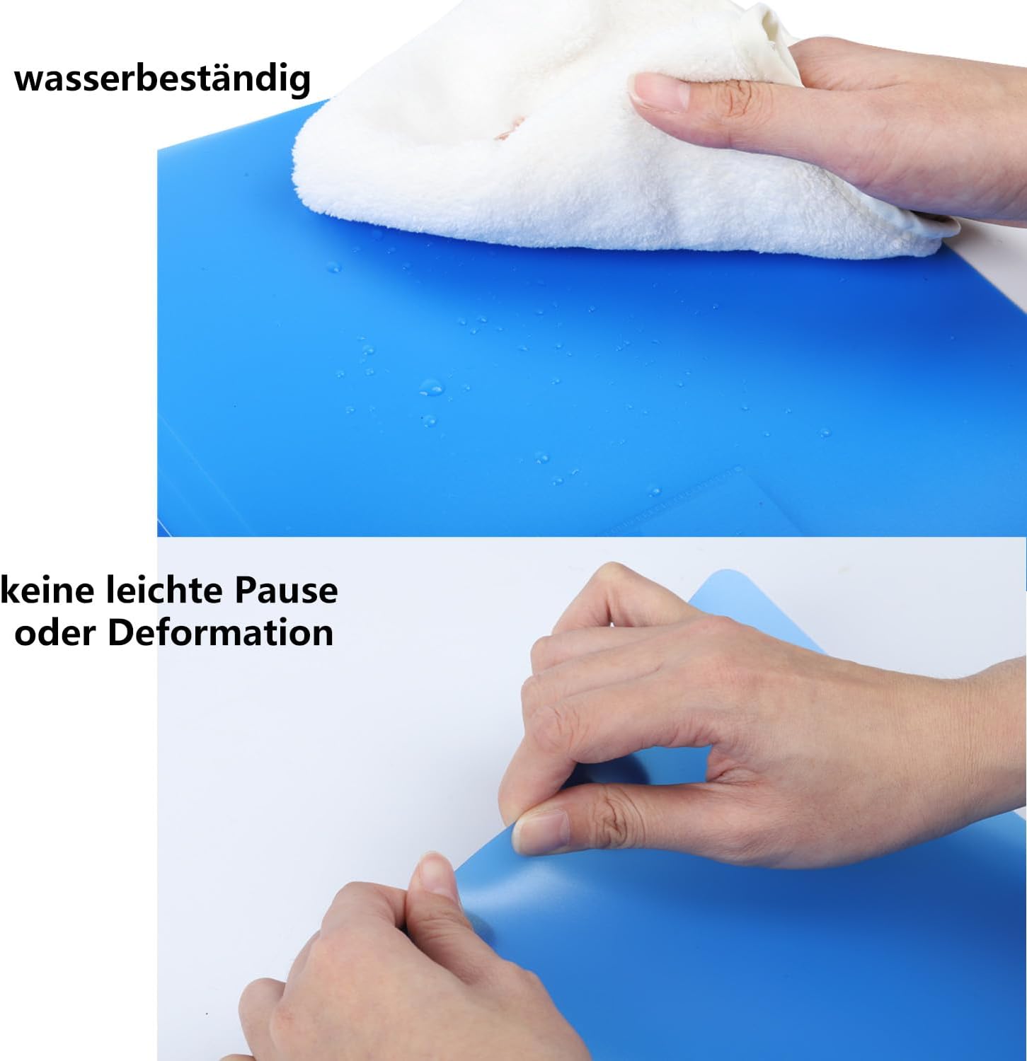 Thumbnail 2 de DoocliB Sammelmappe A4 3er Set – Eckspannermappe aus Kunststoff, Gummizug, Blau (3 Stück)