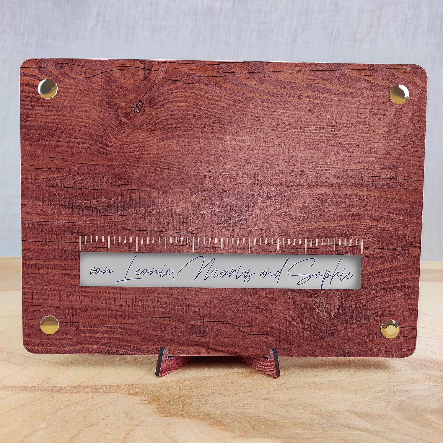 Detalle 2 de Werkzeug XL Geldgeschenk aus Holz 20x15 cm