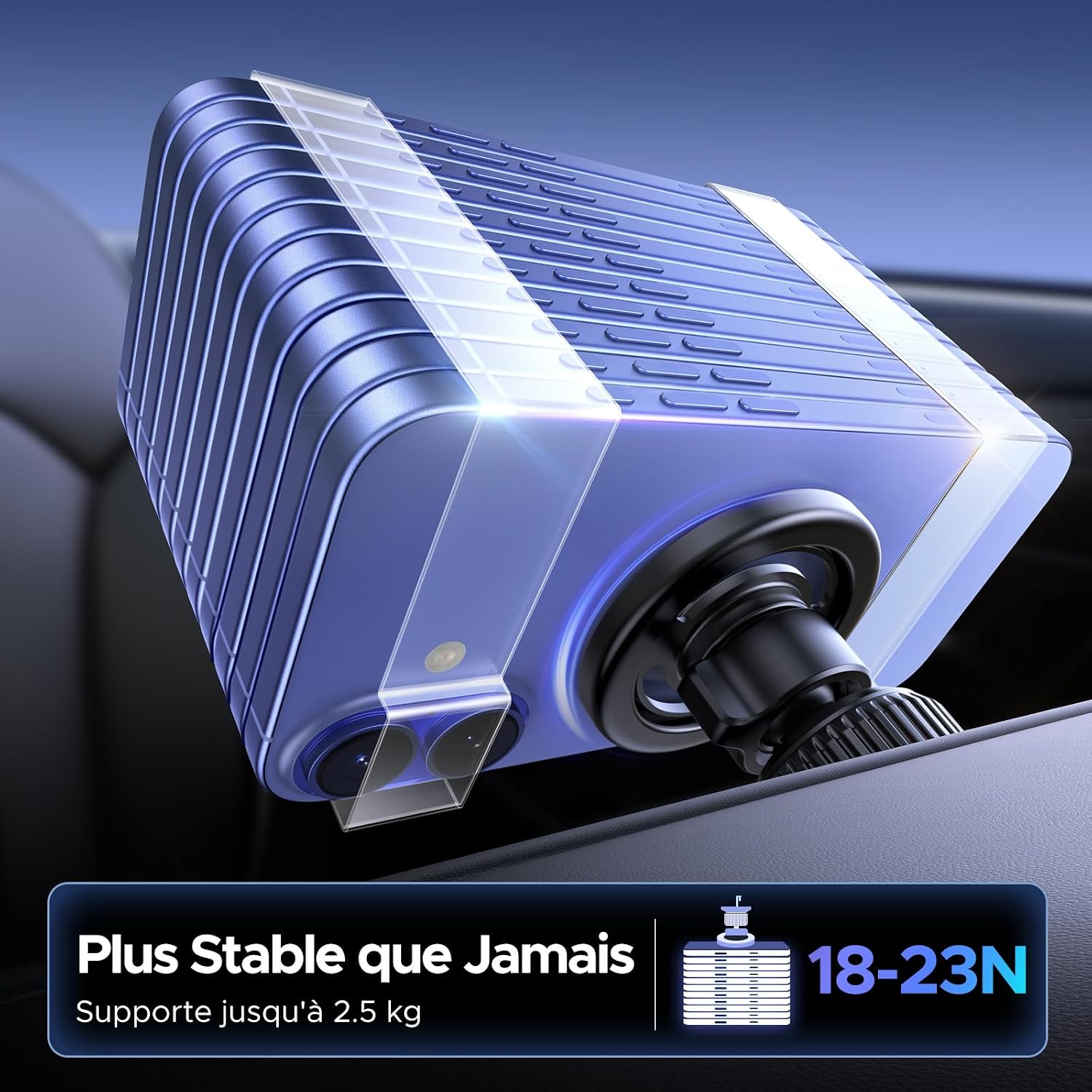 Thumbnail 2 de UGREEN Support Téléphone Voiture Magnétique pour MagSafe – fixation fiable et rotation à 360°