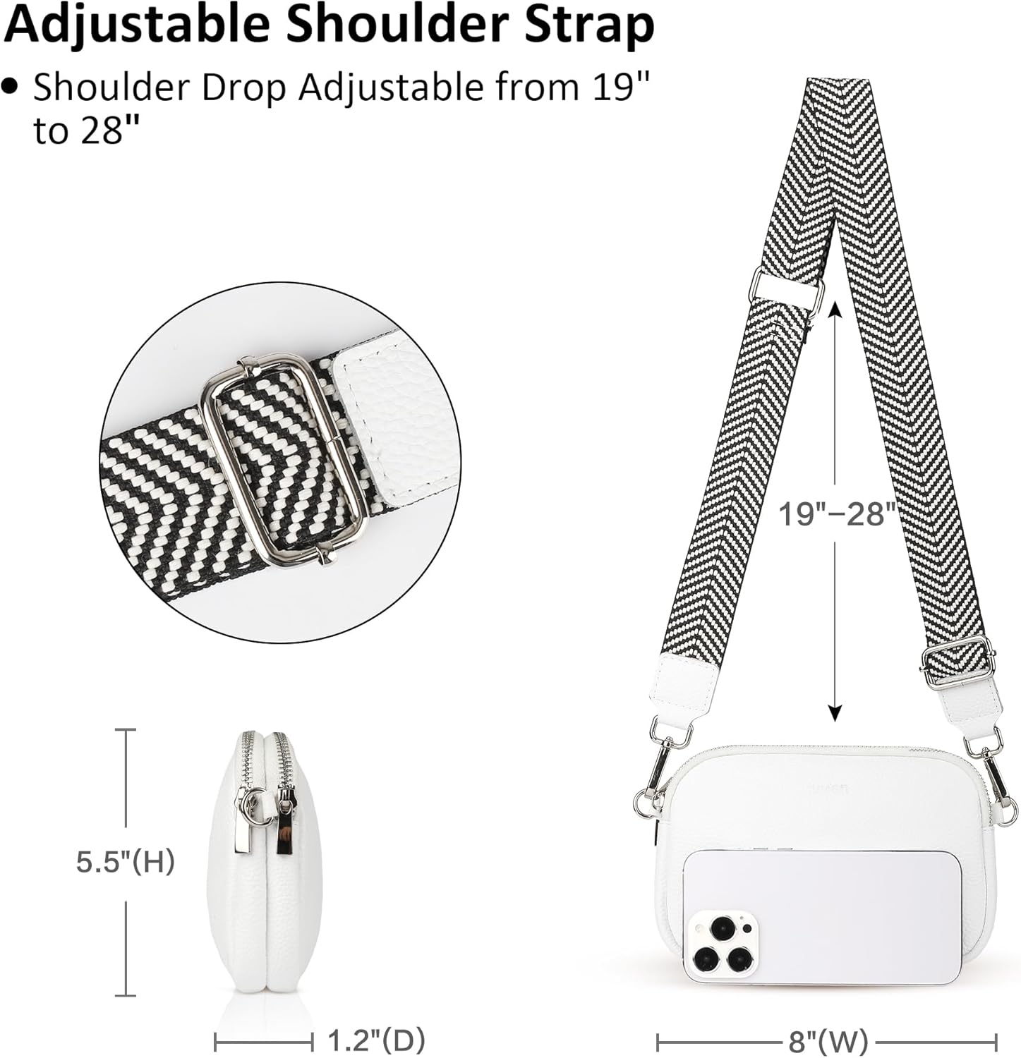Detalle 1 de Crossbody bag 8" for everyday essentials