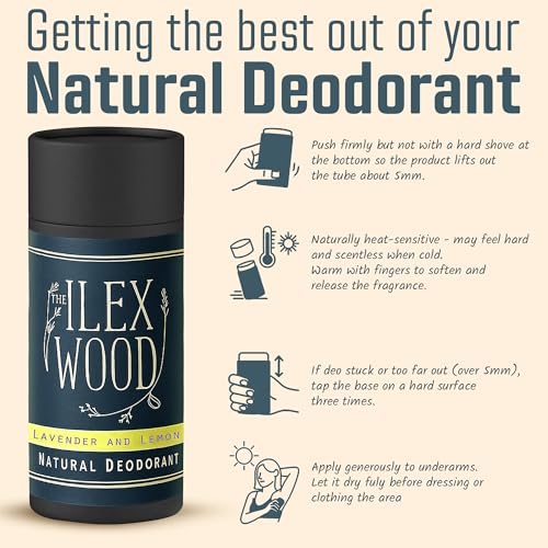 Detalle 2 de The Ilex Wood Natural Deodorant Lavender & Lemon Twin Pack 2x70ml
