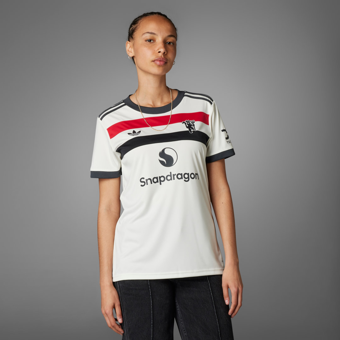 Detalle de adidas Camiseta tercera Manchester United 24/25 24/25 blanco