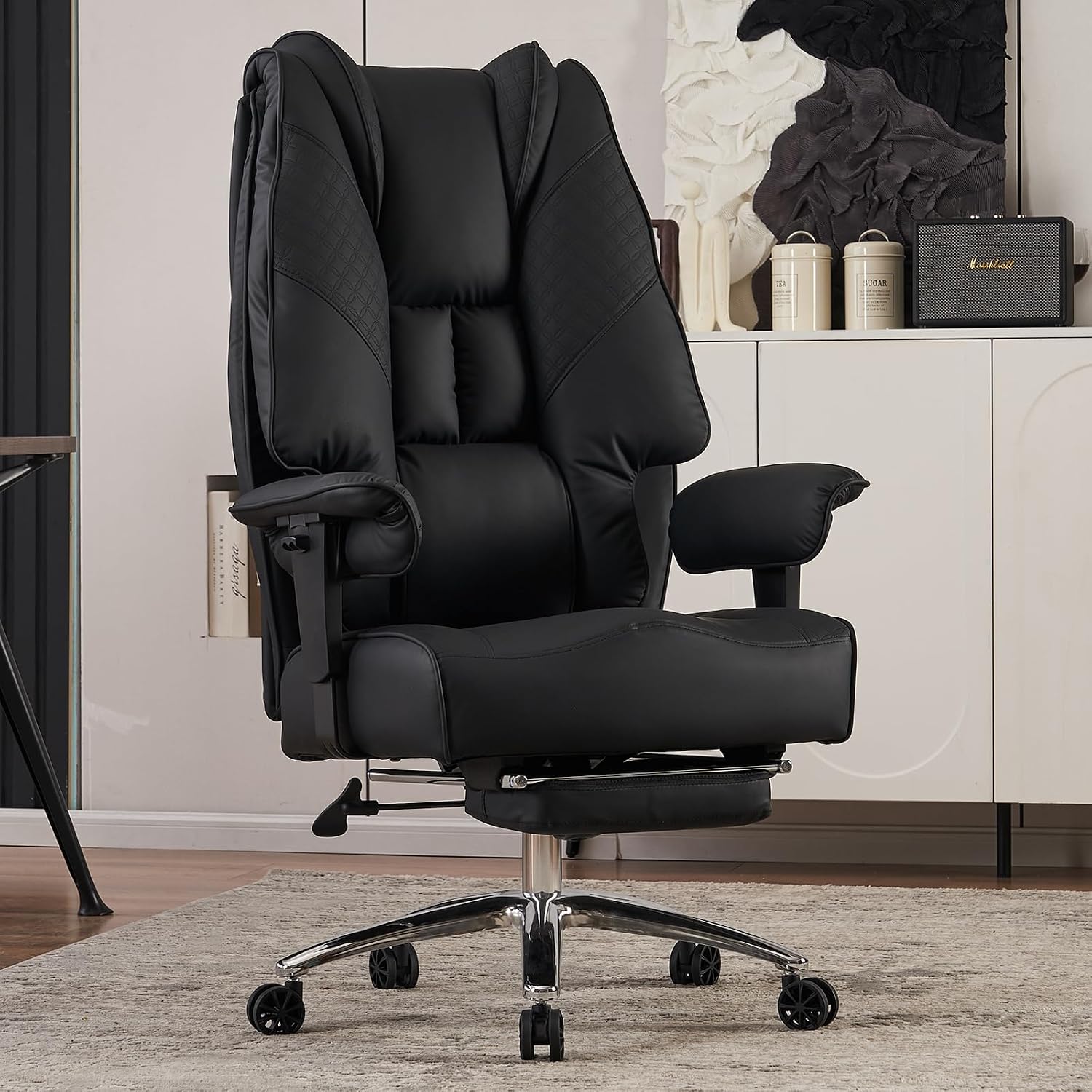 Detalle de EXCEBET Ergonomic High‑Back Office Chair 400 lbs