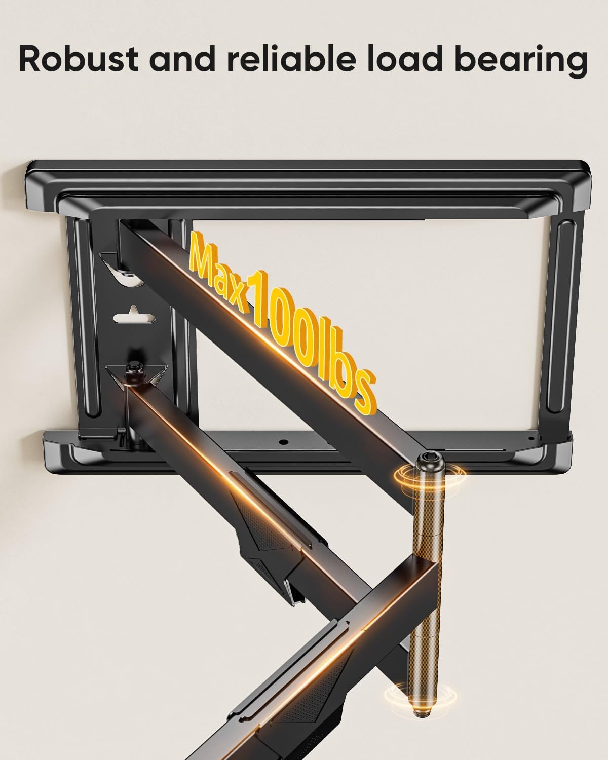 Thumbnail 6 de FORGING MOUNT Long Arm TV Mount for 37–75 Inch TVs with 30" Extension