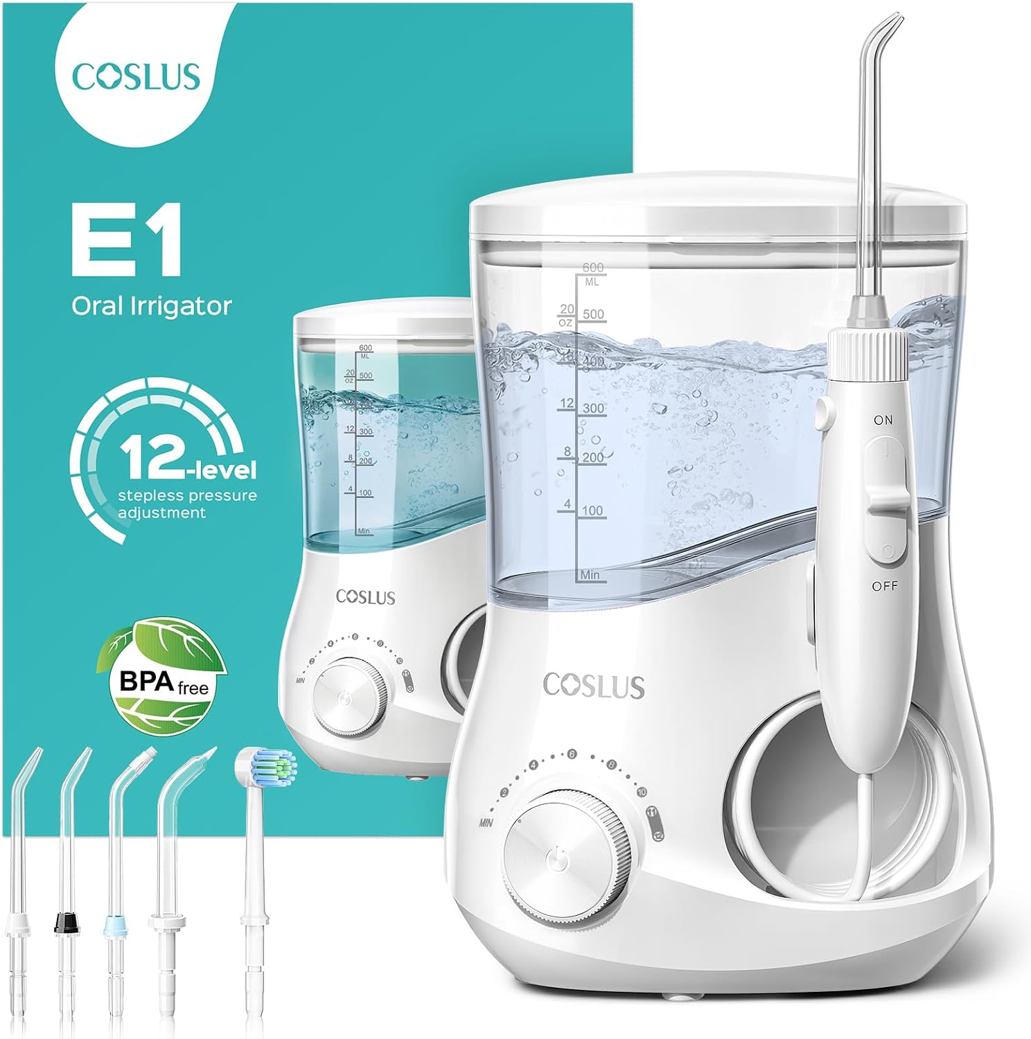 Detalle de COSLUS Electric Water Flosser 12-pressure 🚰