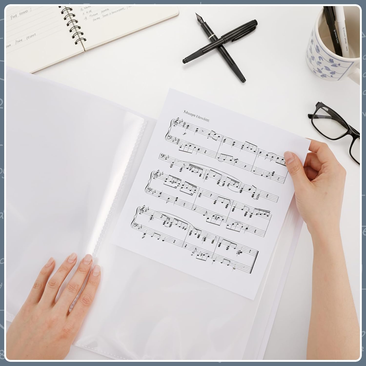 Thumbnail 4 de Zeugnismappe A4 40 Hüllen 📁