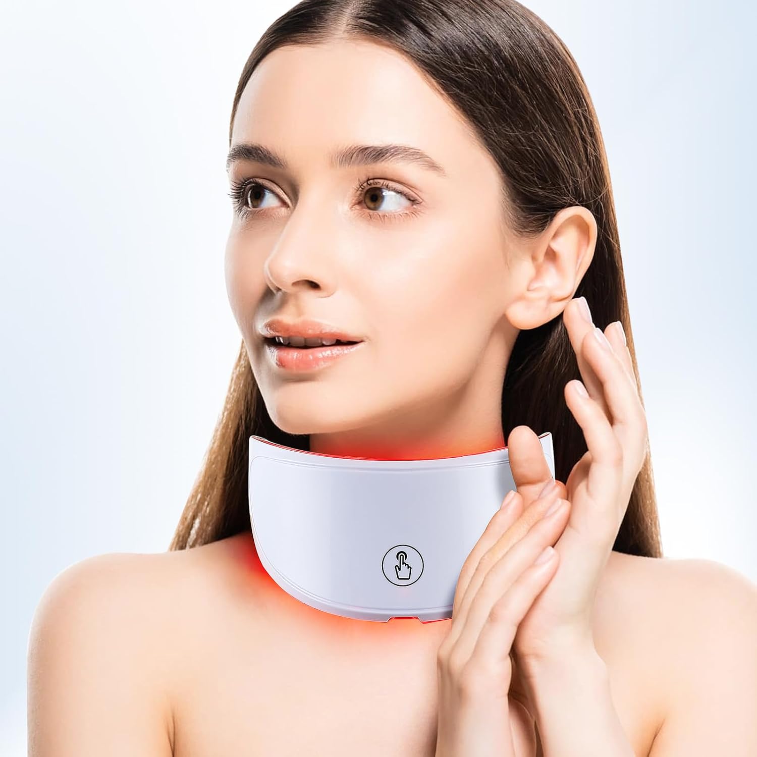 Detalle de Cordless Beauty Neck Mask with 7-Color LED (LED Neck Mask) for Firming and Wrinkles