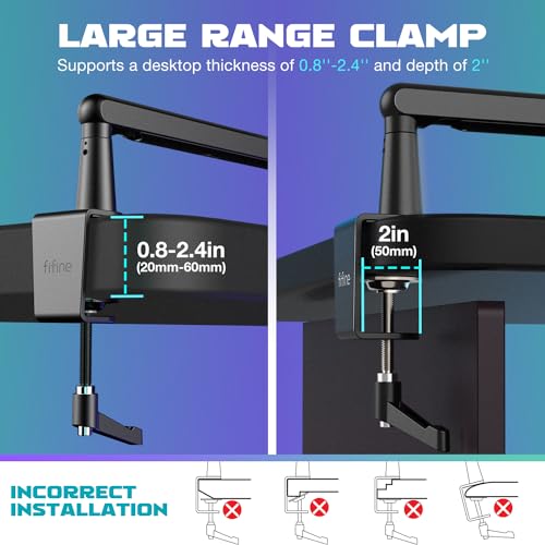 Thumbnail 5 de FIFINE BM88 Low Profile Microphone Boom Arm Stand