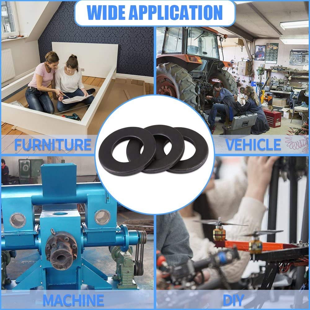 Thumbnail 3 de TAIANJI 684-teiliges Unterlegscheiben-Set flach & Sicherungsscheiben (M2 bis M12) in Gitterbox