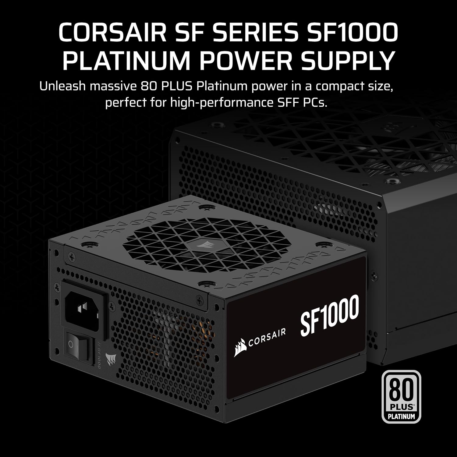 Thumbnail 1 de CORSAIR SF1000 (2024) Fully Modular Low Noise Platinum PSU ⌛