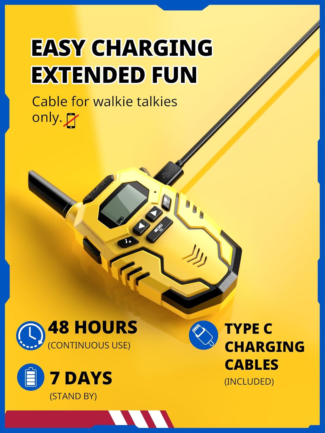Detalle de Inspireyes Walkie Talkie Bambini 3 km