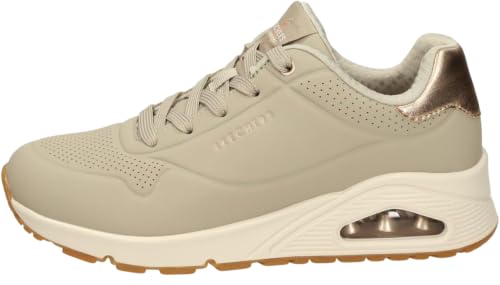 Skechers Uno Golden Air zapatillas de mujer con ajuste de cuña y espuma viscoelástica