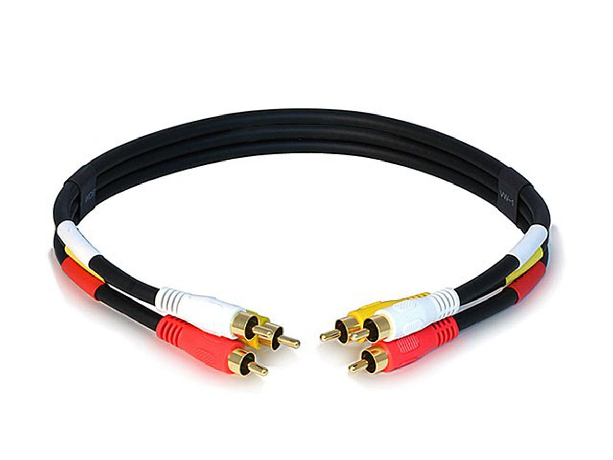 Thumbnail 2 de Monoprice 100126 25ft Triple RCA Dubbing Cable