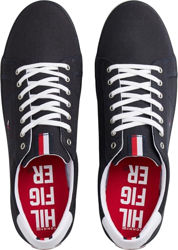 Thumbnail 6 de Tommy Hilfiger H2285arlow: zapatilla vulcanizada de algodón para hombre en azul Midnight