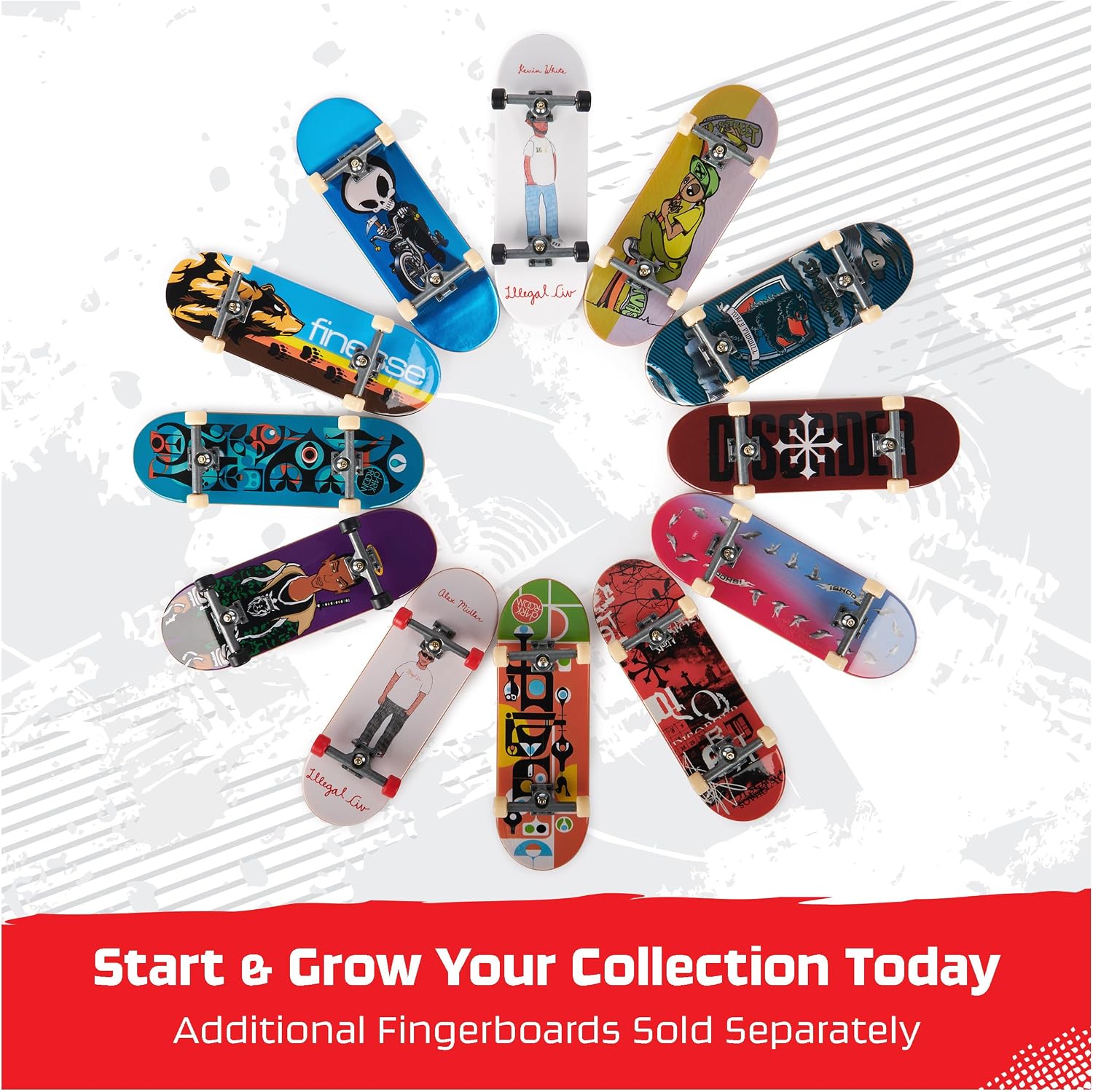 Thumbnail 4 de TED Tech Deck 4 Pack - The Simpsons mini skateboard 4 pezzi