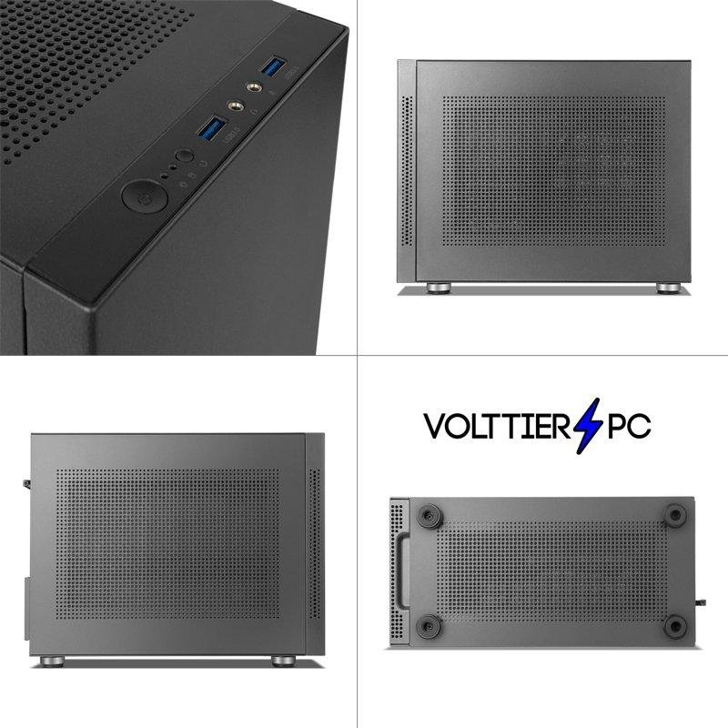 Detalle de VolttierPC sobremesa con Intel Core i5-14400F, 32GB, 1TB SSD y RTX A1000 (Windows 11, WiFi 6, Bluetooth 5.2)