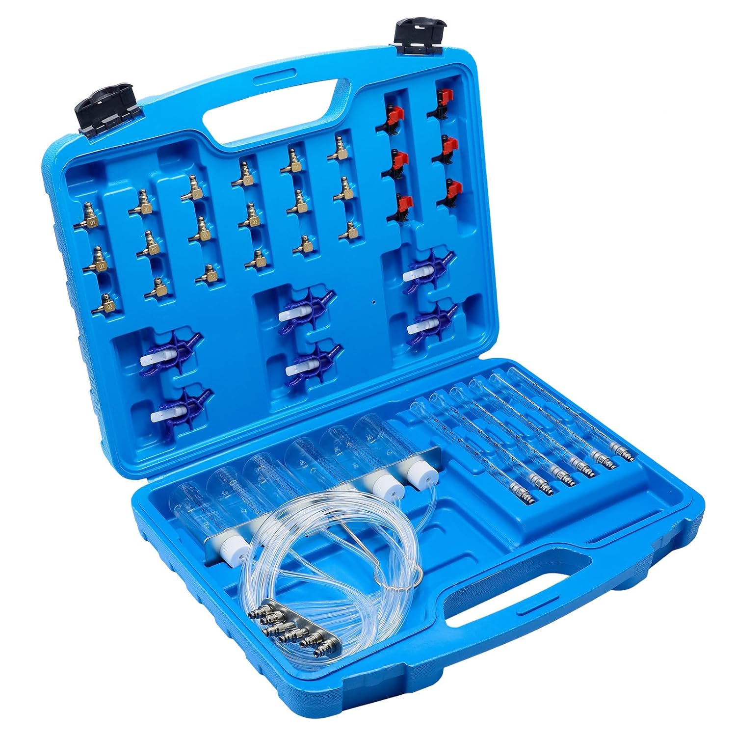 Thumbnail 5 de Kit de test de retour d’injecteur diesel CCLIFE – 24 pièces, jusqu’à 6 cylindres