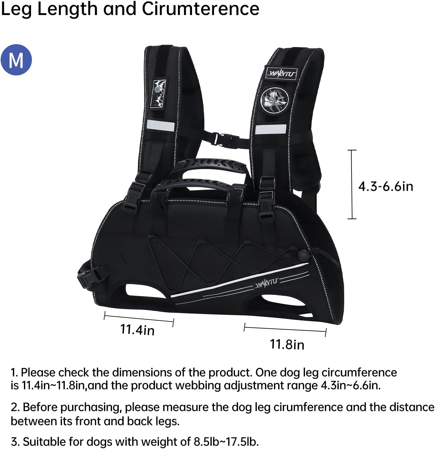 Thumbnail 4 de Wakytu Rucksack-Tragetasche für kleine Hunde 4–8 kg