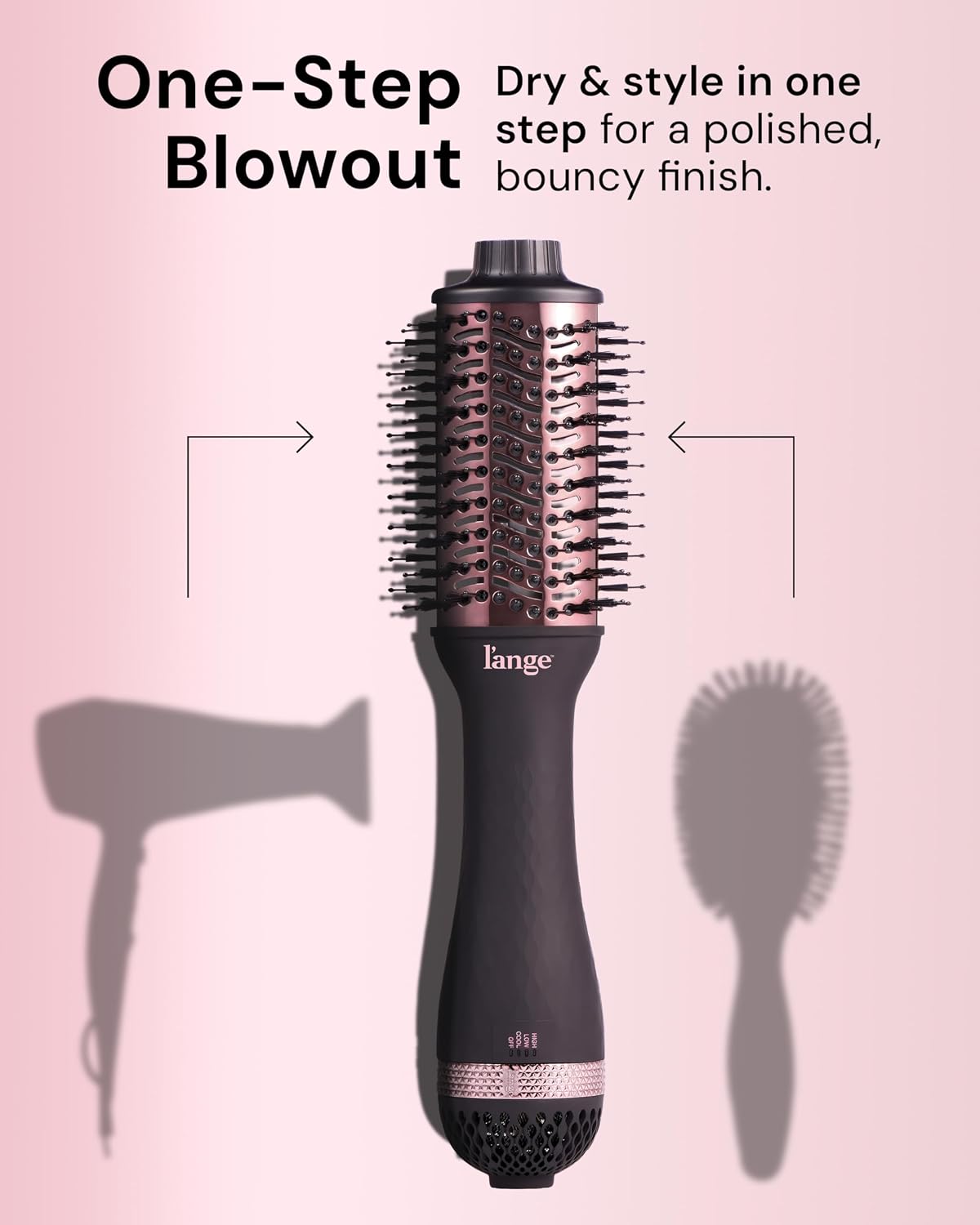 Detalle 2 de L'ANGE HAIR Le Volume 2-in-1 Titanium 60mm Hot Air Brush ๐