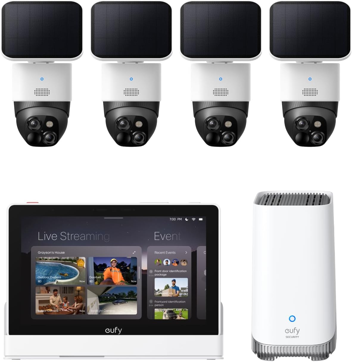 Thumbnail 6 de eufy SoloCam S340 – Solar-Außenkamera mit 3K-Auflösung und 360°-Abdeckung